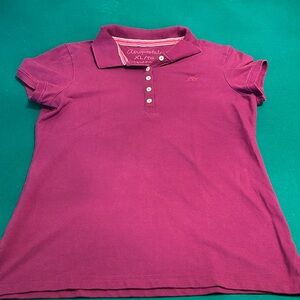 Aeropostale deep purple shortsleeved golf shirt
